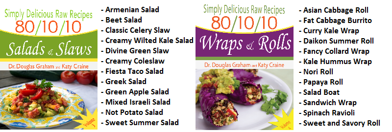Salads & Slaws and Wraps & Rolls books recipe lists